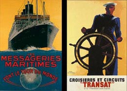 Affiches - Les Messageries Maritimes - La Compagnie Générale Transatlantique