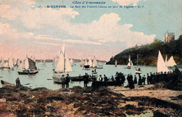Carte postale - Cote d'Emeuraude - Saint Servan - La plage des fours à chaux