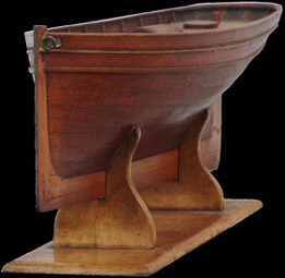 Maquette de chantier de type "propriétaire" - Yacht - Gréement de cotre - Circa 1880